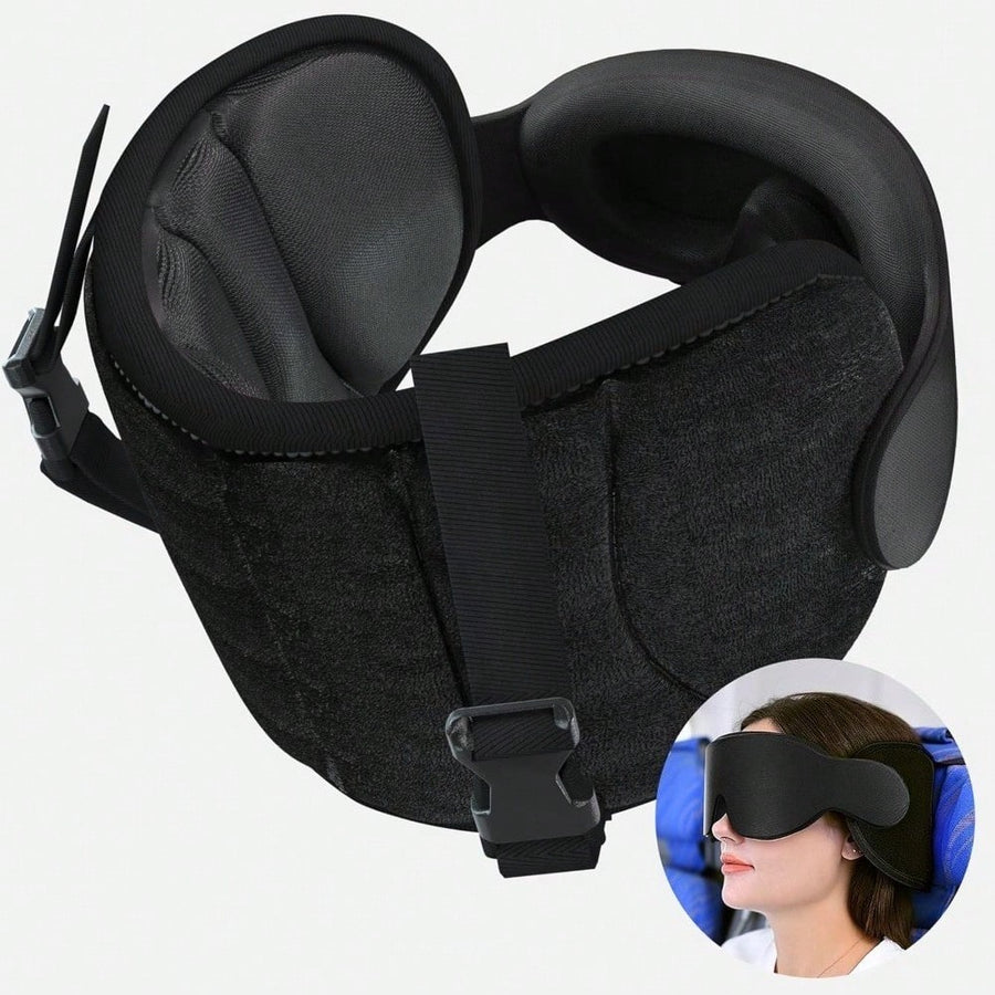 Airplane Pillow With 3D Eye Mask